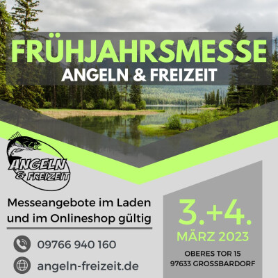 Frühjahrsmesse 2023 bei Angeln &amp; Freizeit - Frühjahrsmesse 2023 bei Angeln &amp; Freizeit
