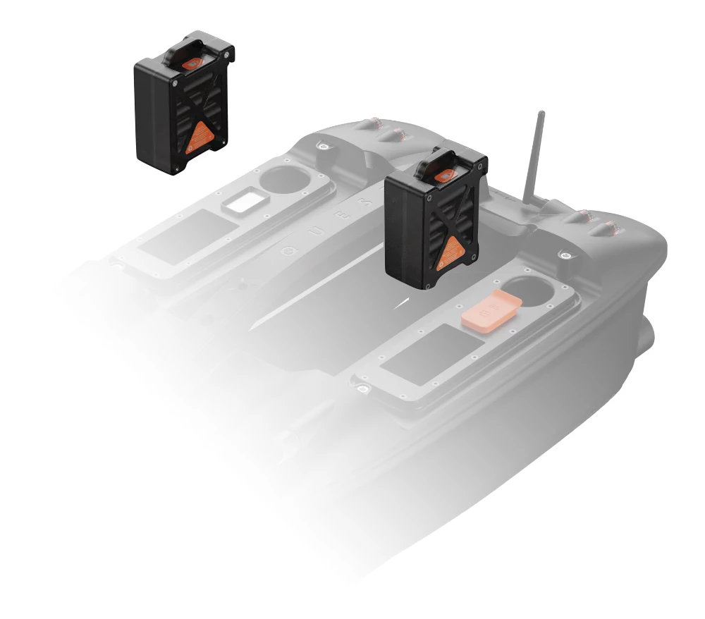 Deeper Quest Futterboot Akkus