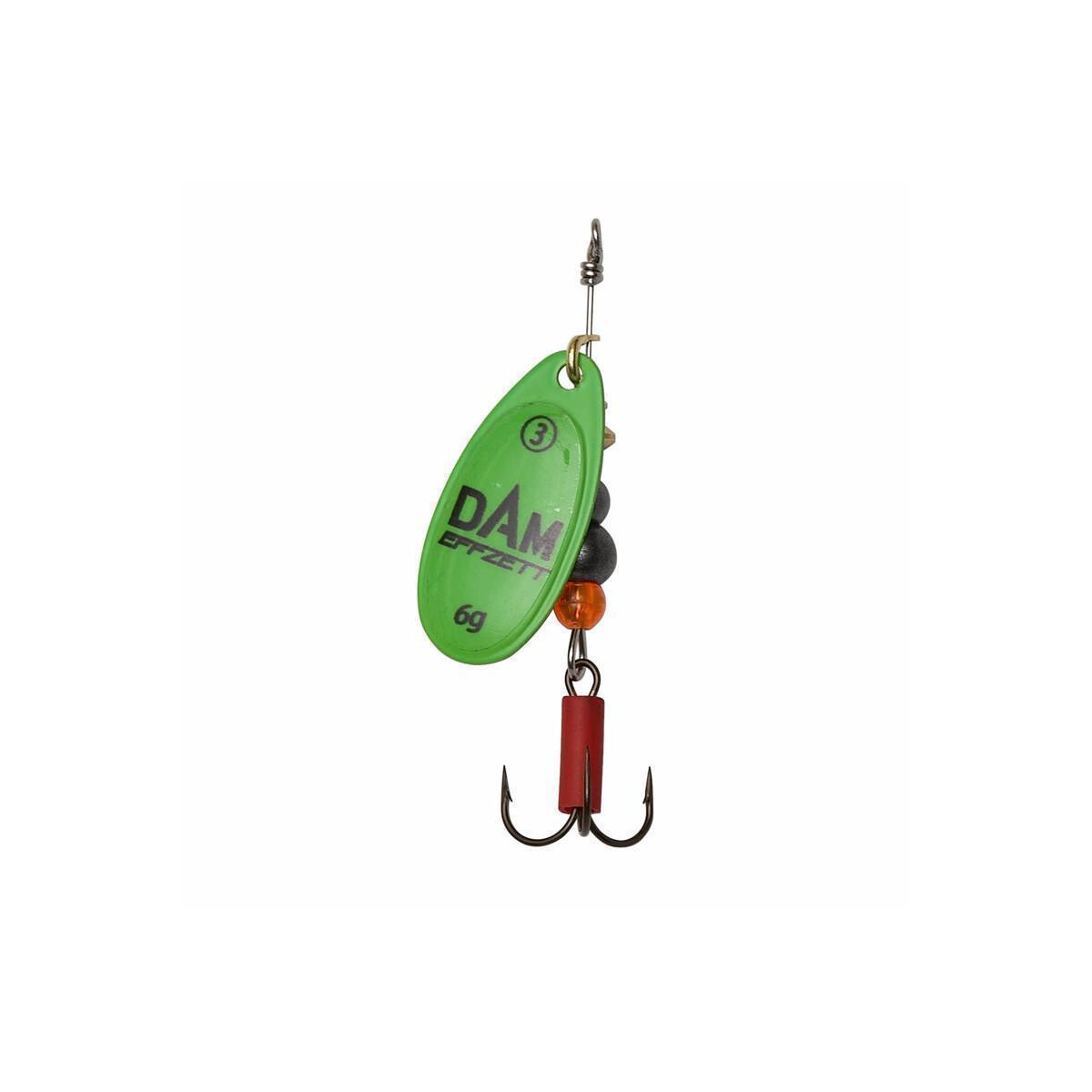 DAM Effzett Fluo Spinner 12g Gr. 5 Gr&uu box