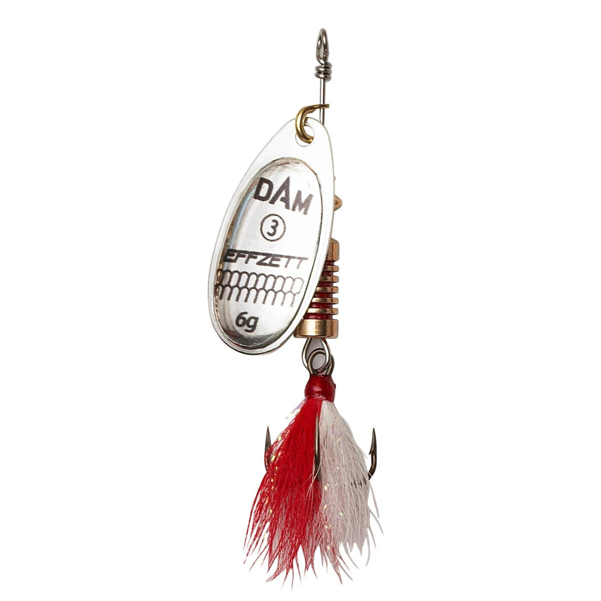 DAM Effzett Spinner Standard Dressed 4g Gr. 2 Silver