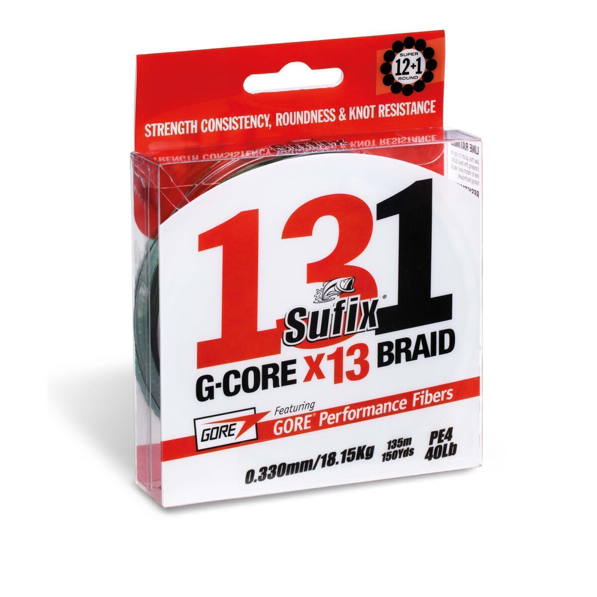 Sufix 131 G-Core Braid Chartreuse 100m 0,148mm