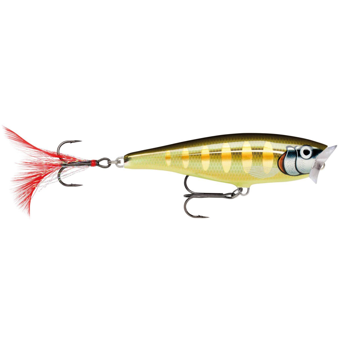 Rapala Skitter Pop Striped Grey Shiner 5cm