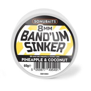Sonubaits Bandum Sinkers - Pineapple &amp; Coconut 8mm
