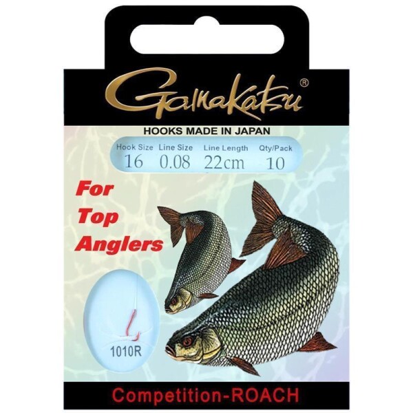 Gamakatsu Competition LS-1010R Roach 22cm 0,10mm Gr. 18