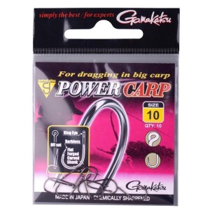 Gamakatsu Power Carp Ring Eye Barbless Gr. 18