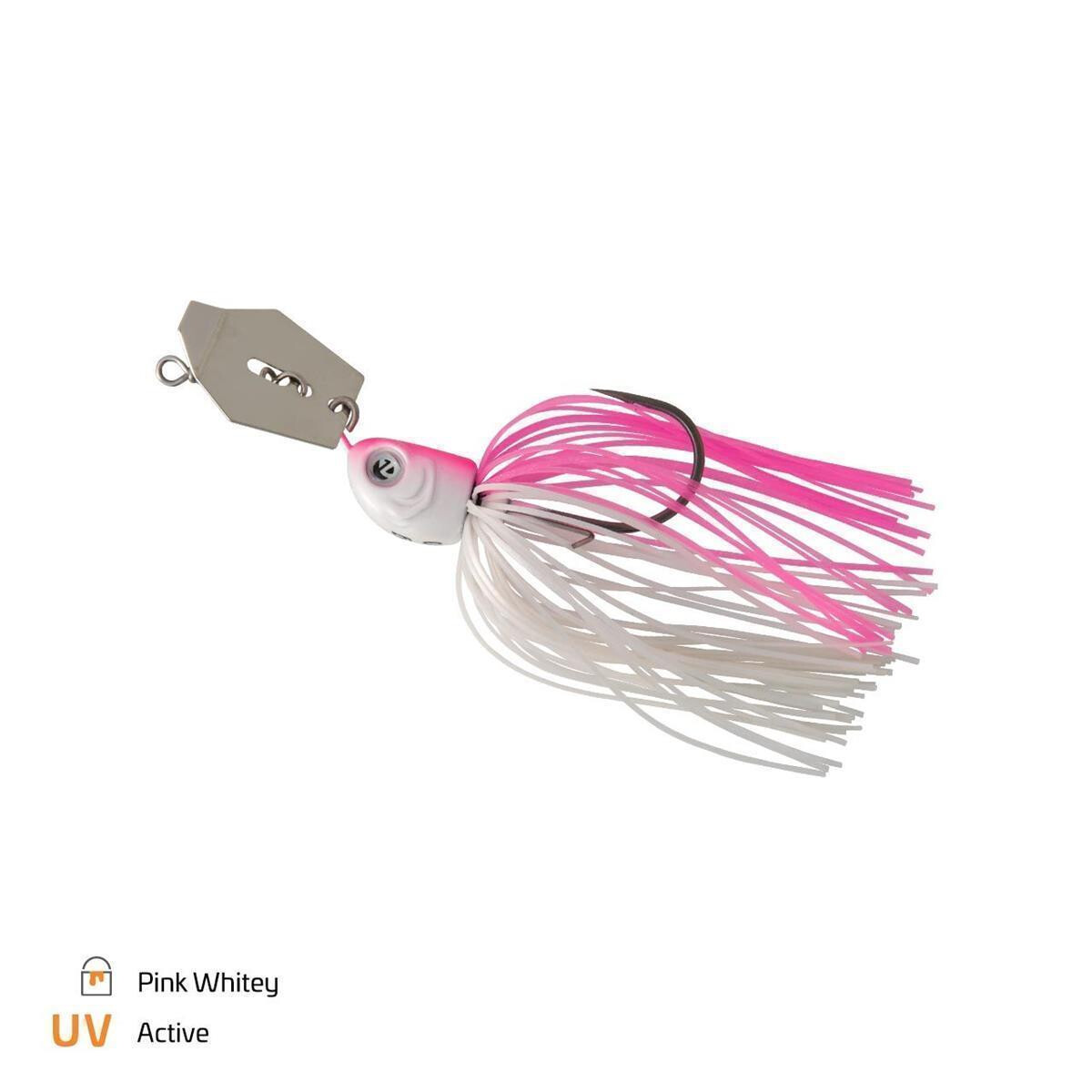 Zeck Chatterbait Gr. 1/0 - 5g Pink White box