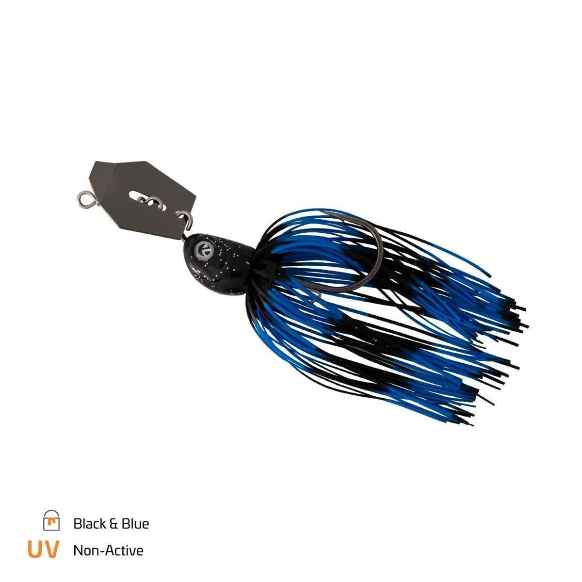 Zeck Chatterbait Gr. 6/0 - 14g Black &am box