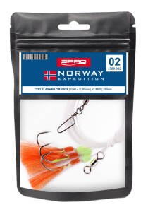 Spro Norway Meeresvorfach #2 Cod Flasher Orange 250cm Gr....