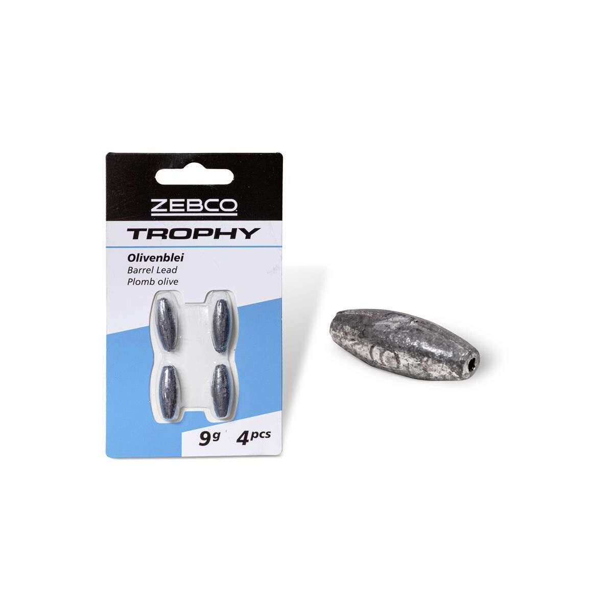 Zebco 12g Trophy Olivenblei box