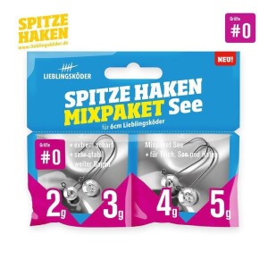 Lieblingsköder Spitze Haken #0 Mixpaket See