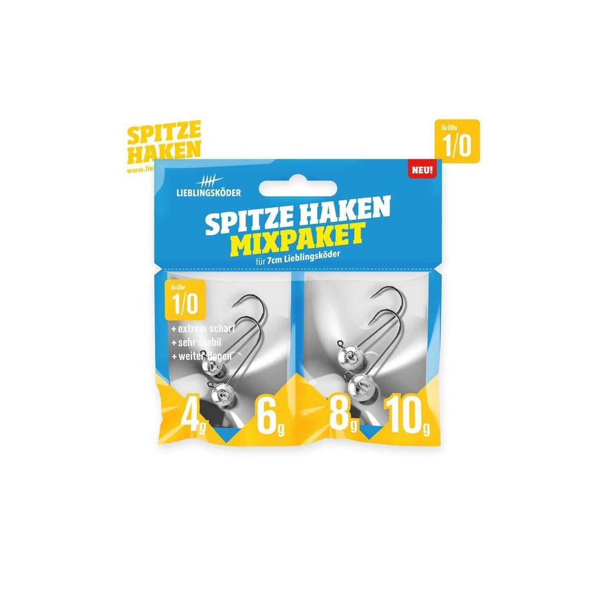 Lieblingsköder Spitze Haken 1/0 Mix box