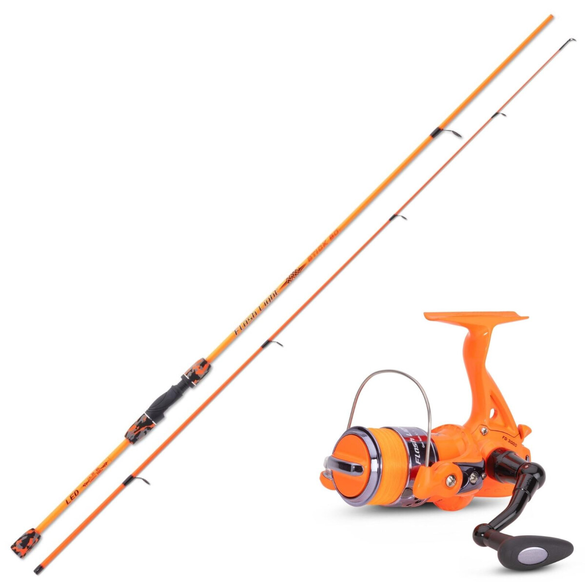 S&auml;nger Flashlight Stick 80 LED Combo Orange...