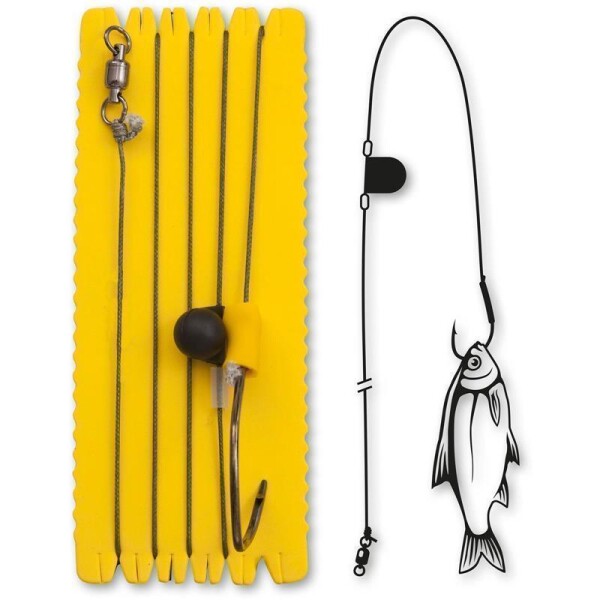 Black Cat Single Hook Rig with Rattle XL