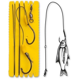 Black Cat Bouy and Boat Ghost Single Hook Rig L