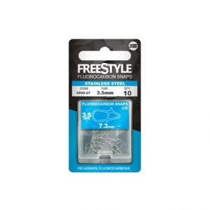 Spro Freestyle Stainless Fluorocarbon Snaps 3mm