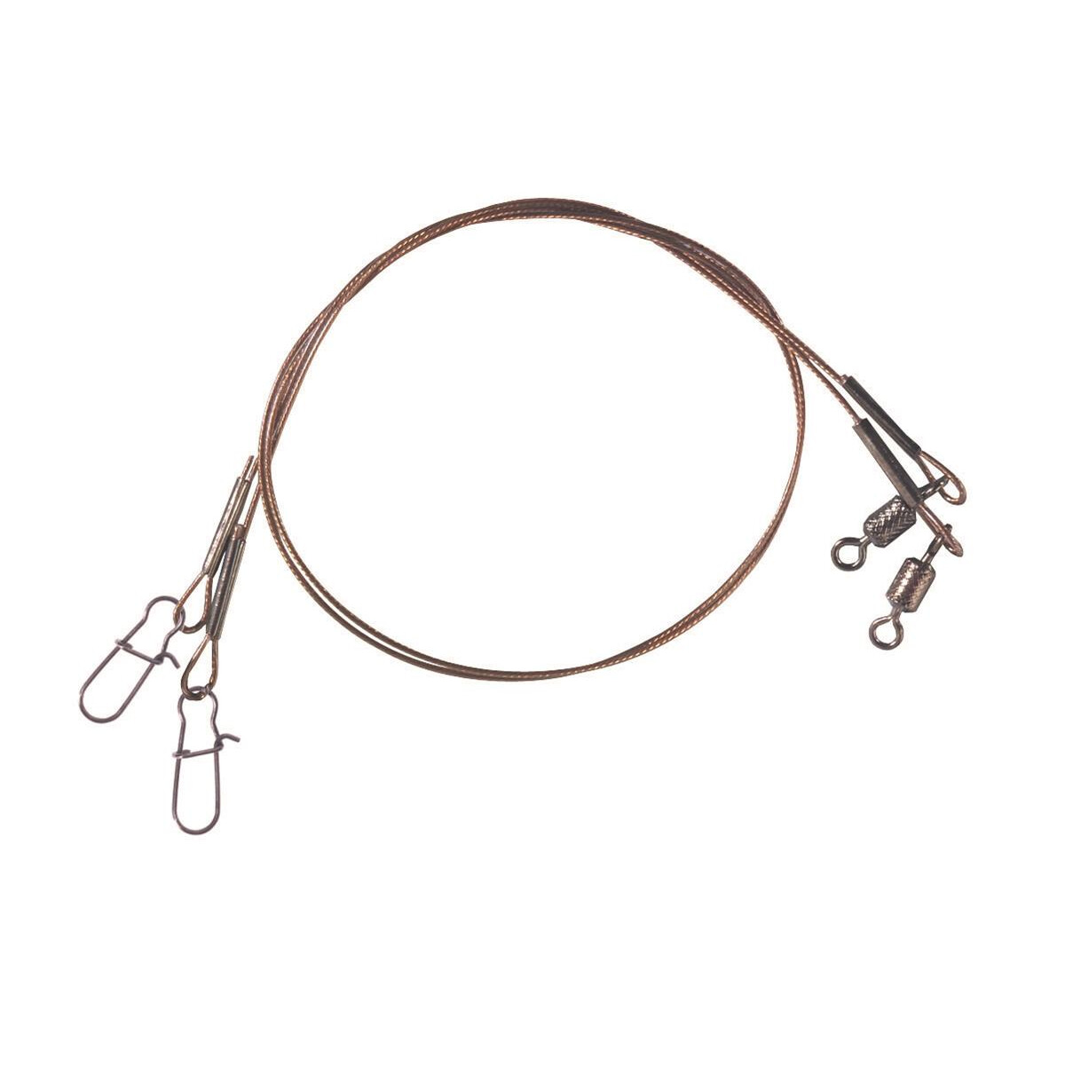 Balzer 1x7 Niroflex Edelstahlvorfach mit Wirbel