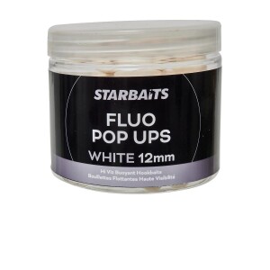 Starbaits Fluo Pop Ups White 12mm