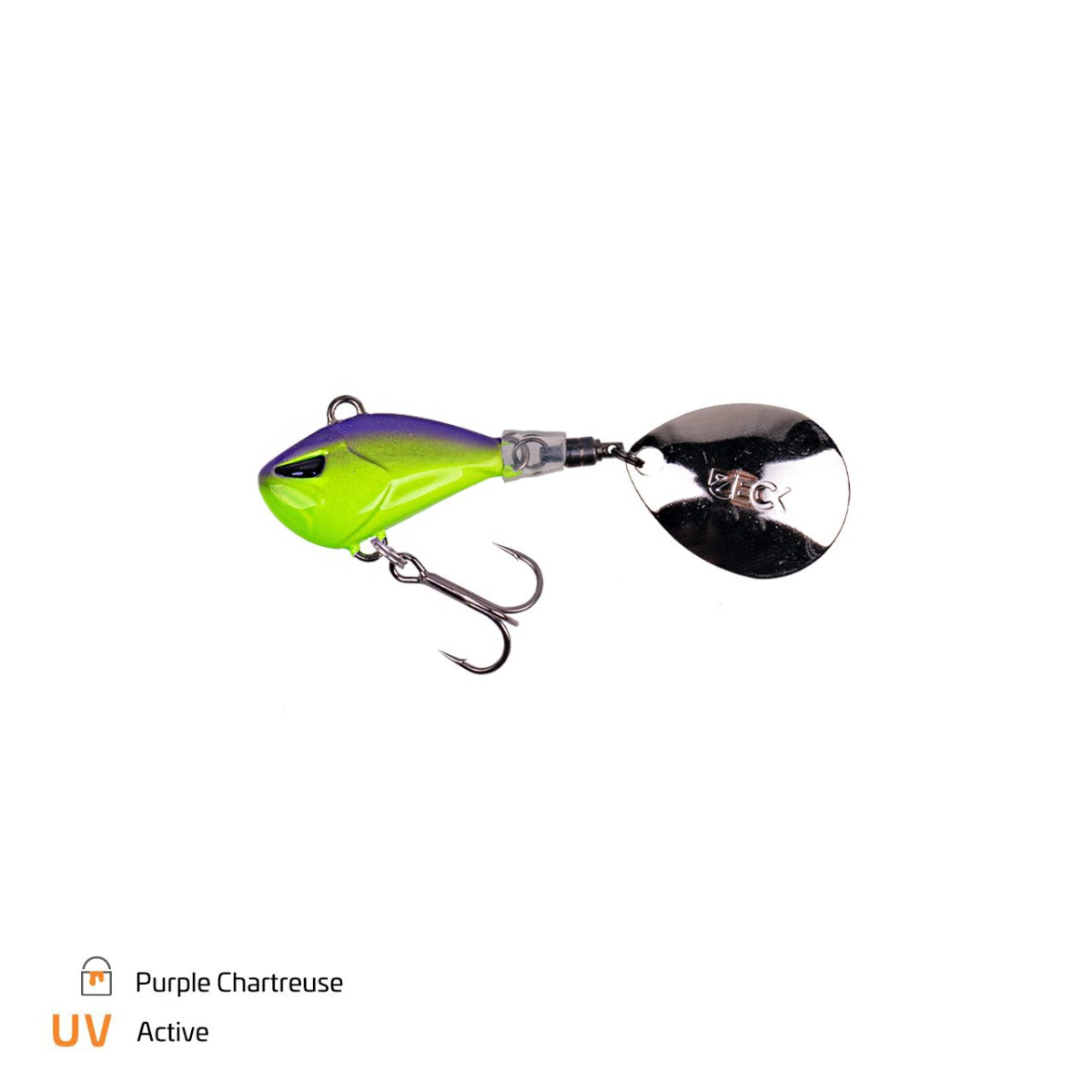 Zeck Rogue Runner 15g Purple Chartreuse