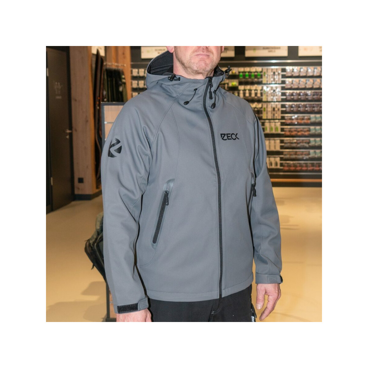Zeck Softshell Jacket Grey Gr. L box