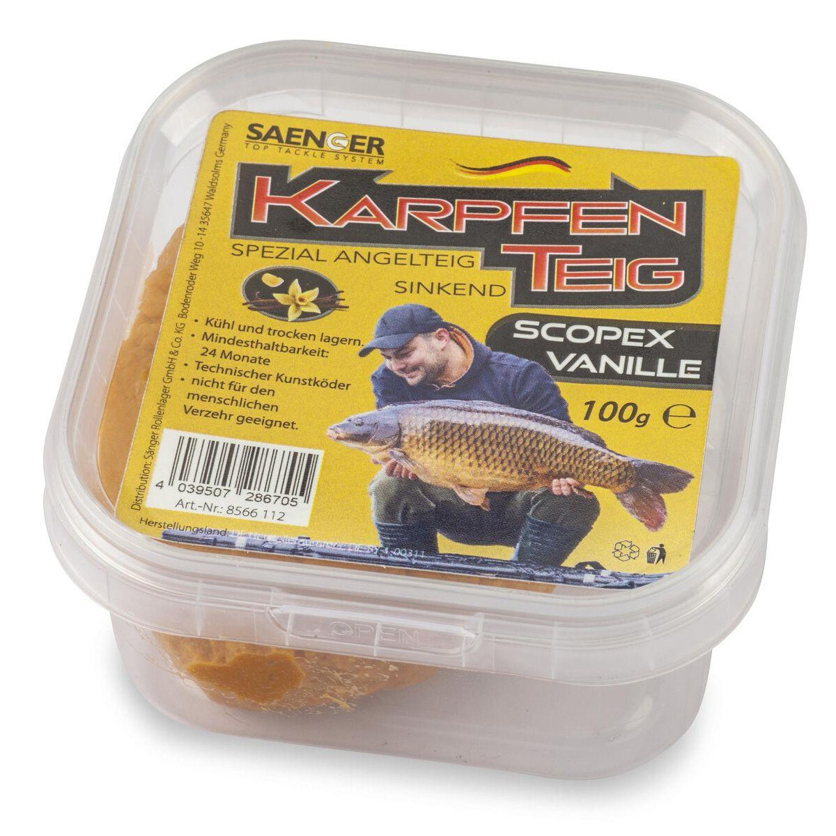 Sänger Karpfenteig Scopex Vanille