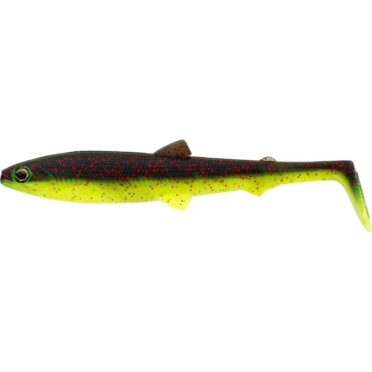 Westin Bullteez Shadtail 9,5cm Black / Chartreuse