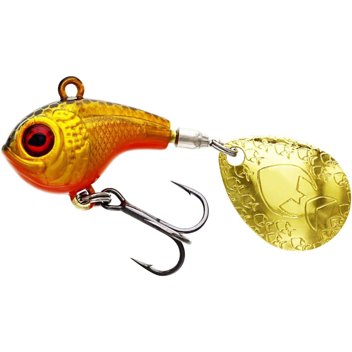 Westin Dropbite Spin Tail Jig Gold Rush  box