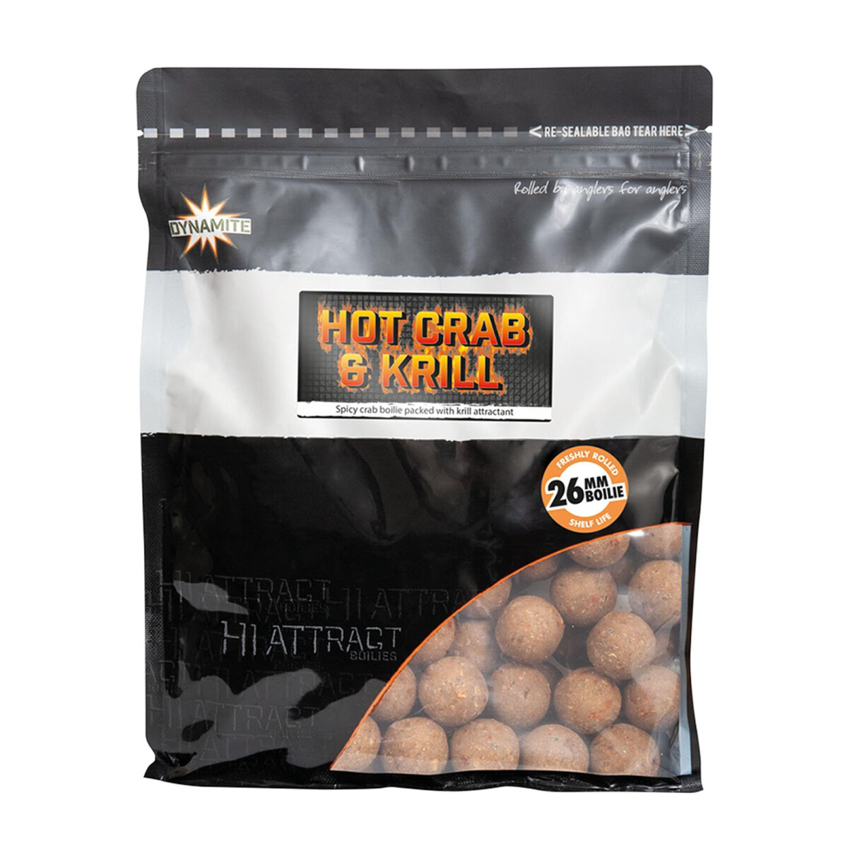Dynamite Baits Big Fish Boilies Hot Crab & Krill 26mm 1k