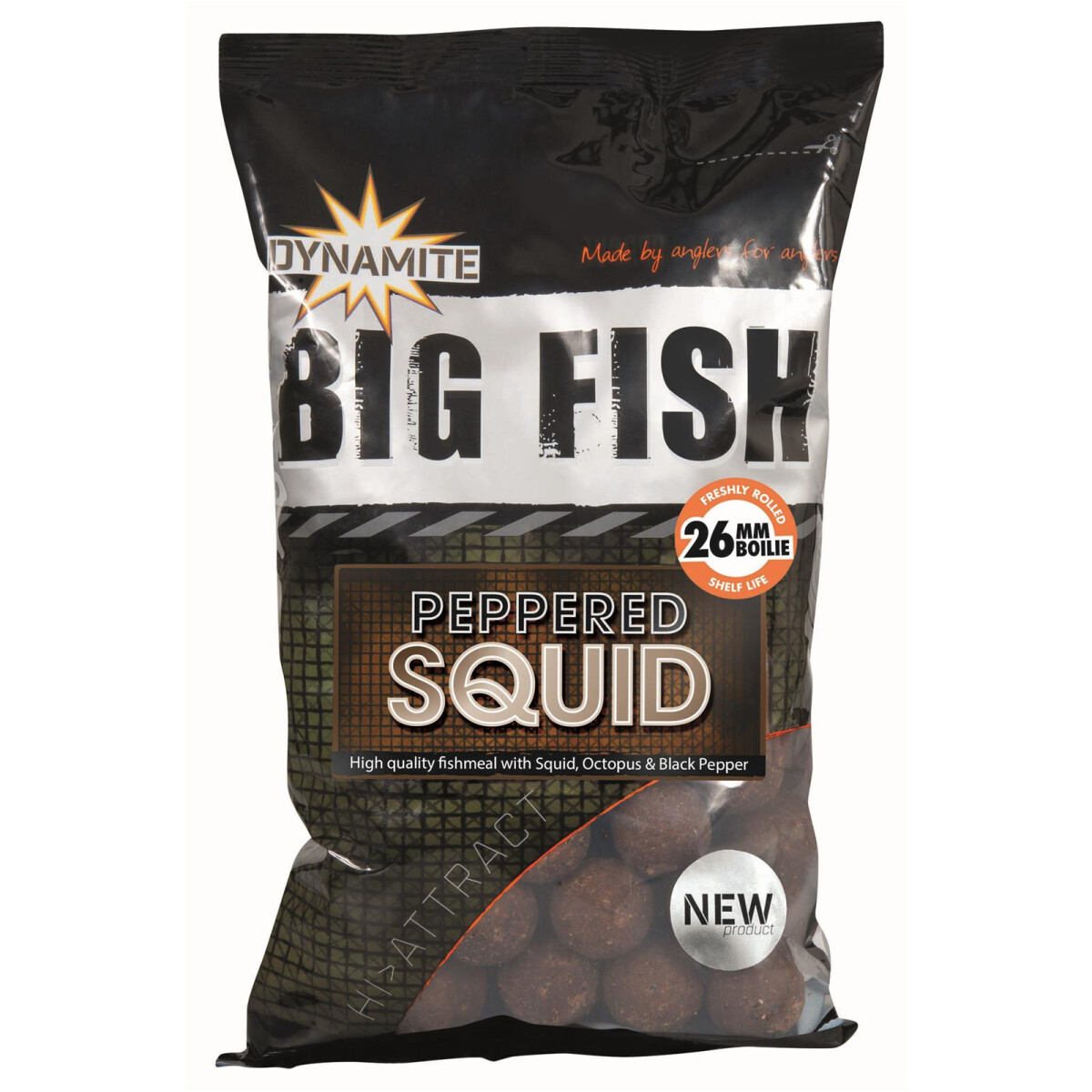Dynamite Baits Big Fish Boilies Peppered box