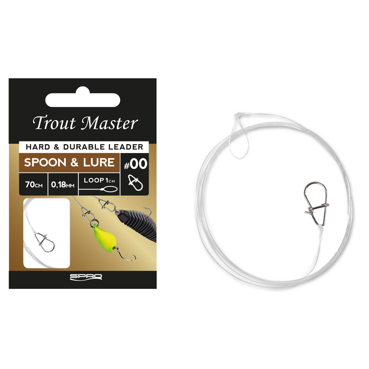 Trout Master Spoon & Lure Leader 70cm 0,23mm