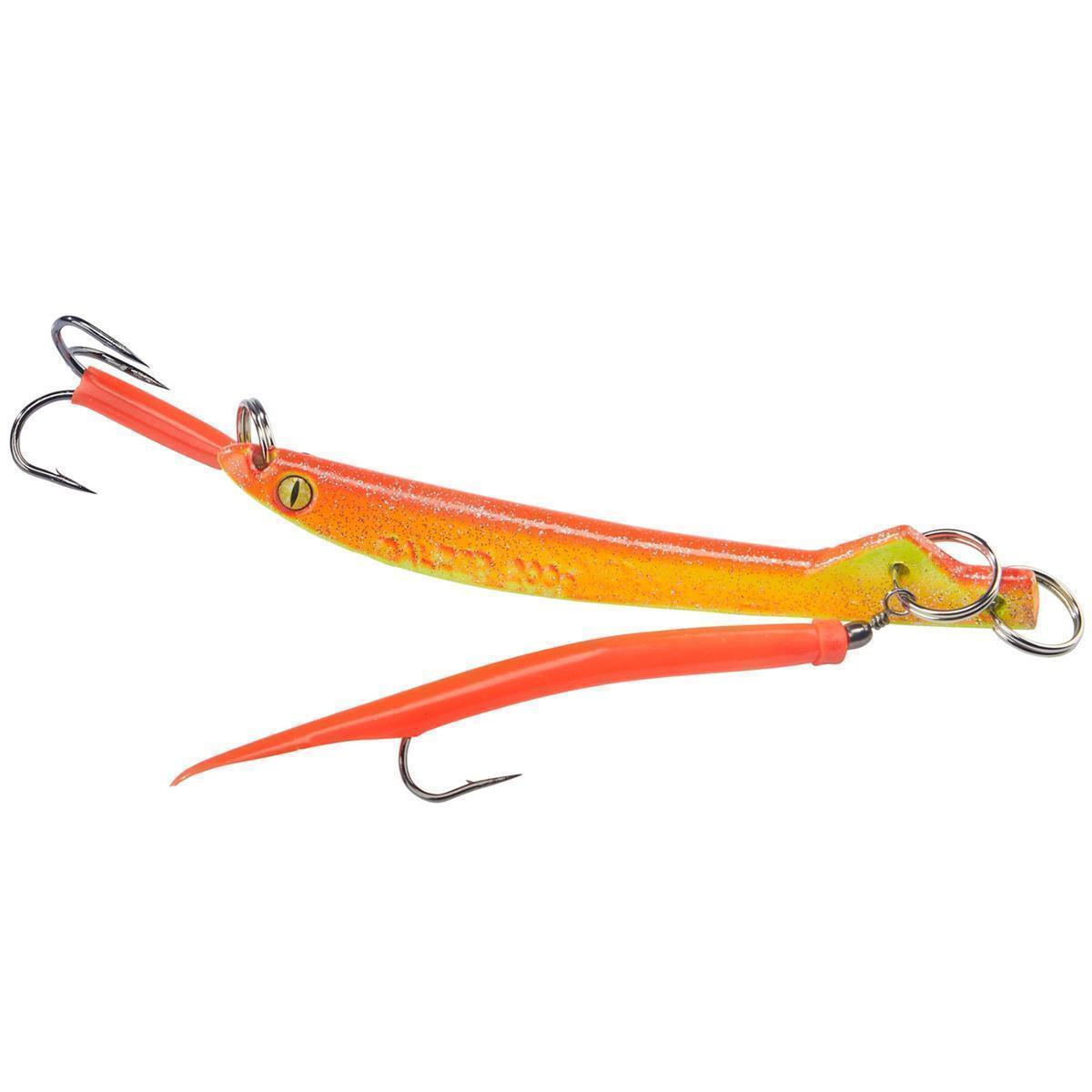 Balzer Torsk Pilker mit Gummi Makk Orange-Gelb 250g