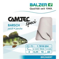 Balzer Camtec Speci Barsch Brüniert 60cm 0,25mm Gr. 4