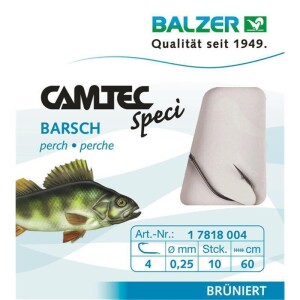 Balzer Camtec Speci Barsch Brüniert 60cm 0,22mm Gr. 6