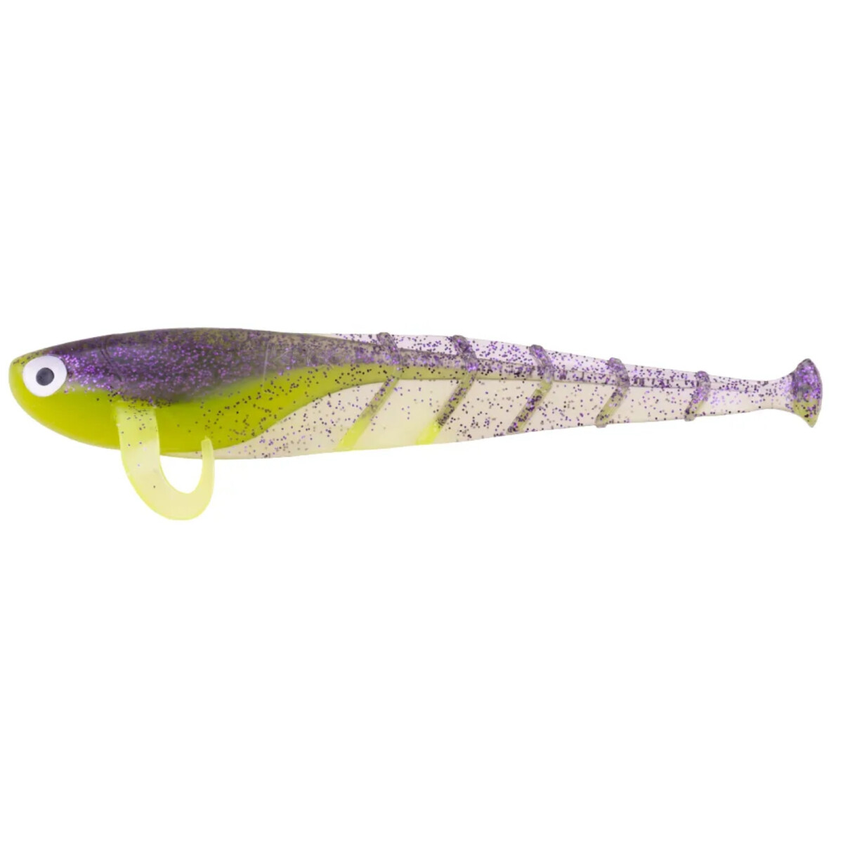 Zeck ZANDER Quappie 18cm Purple Chartreu box