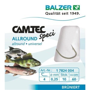 Balzer Camtec Speci Allround Brüniert 60cm 0,25mm Gr. 4