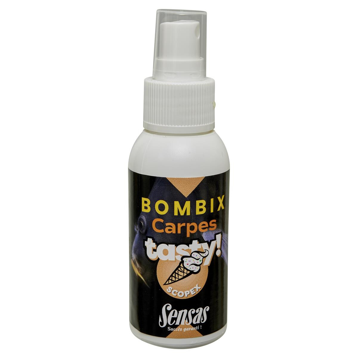 Sensas Bombix Carp Tasty Spray 75ml Scop box