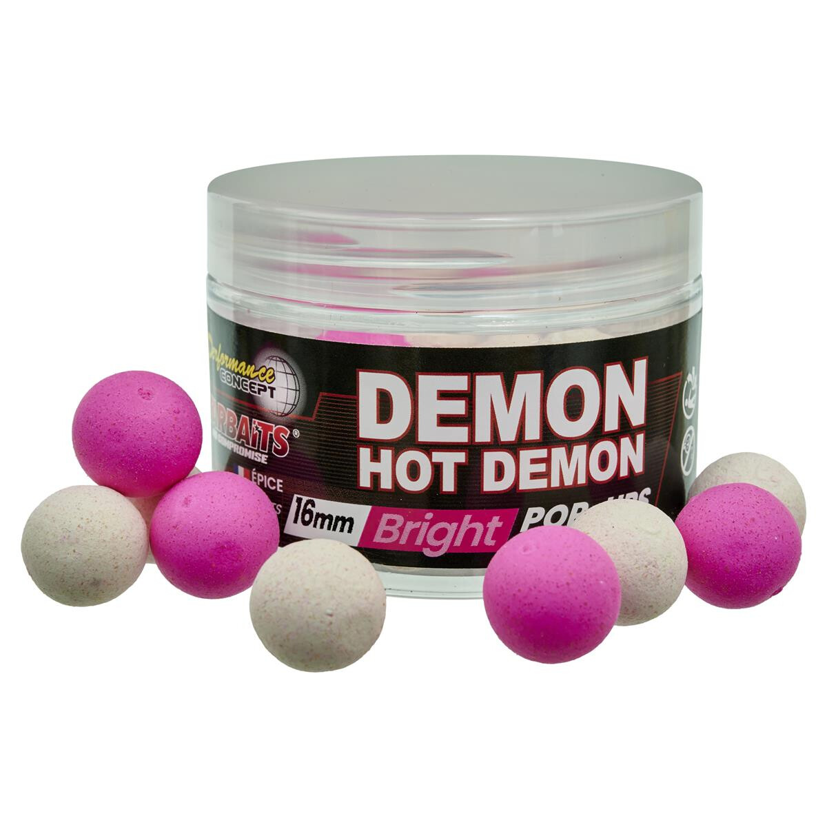 Starbaits Performance Concept Hot Demon Bright Pop Up 16mm