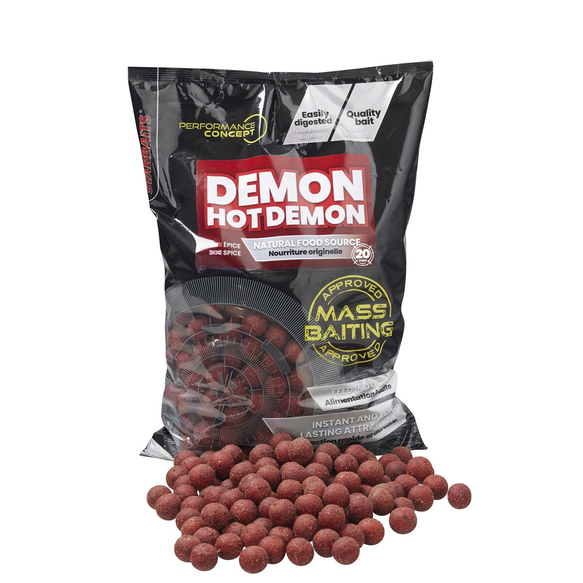 Starbaits Performance Concept Hot Demon Boilie Mass Baiting 