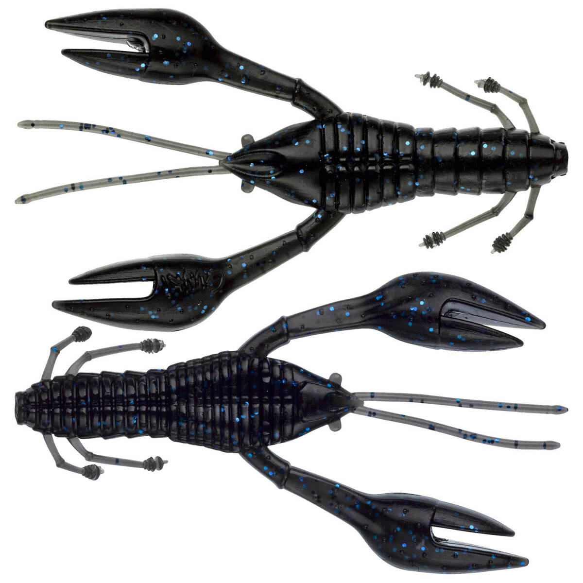 Gunki Hourra Craw Up 75 Black / Blue Fla box