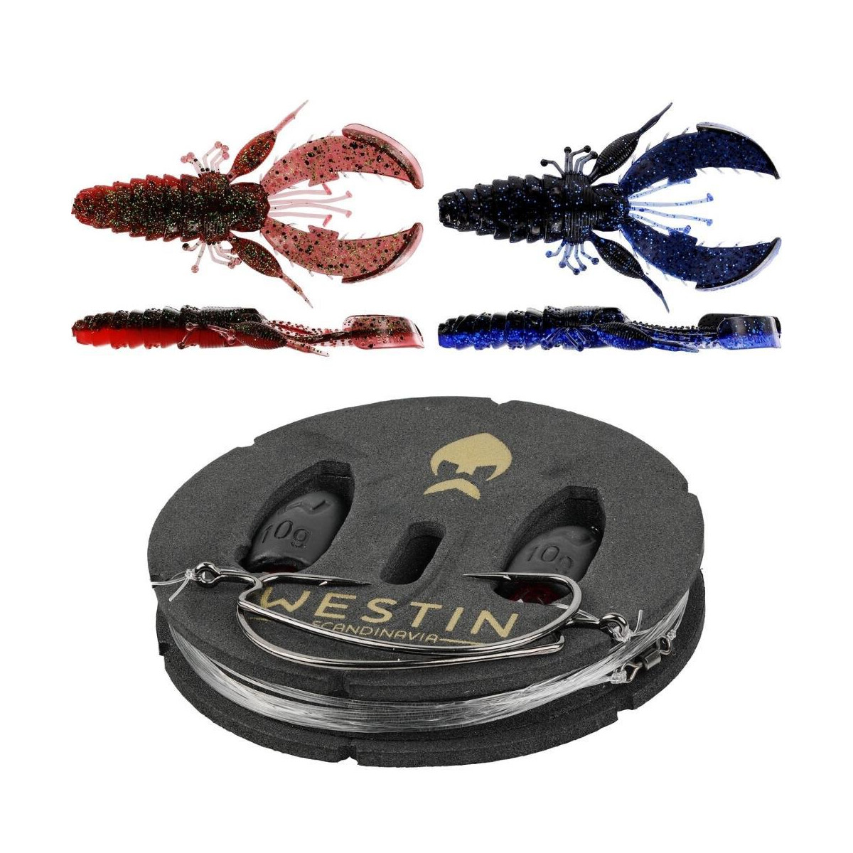 Westin Carolina Perch Rig Kit 14g Clear Water Mix