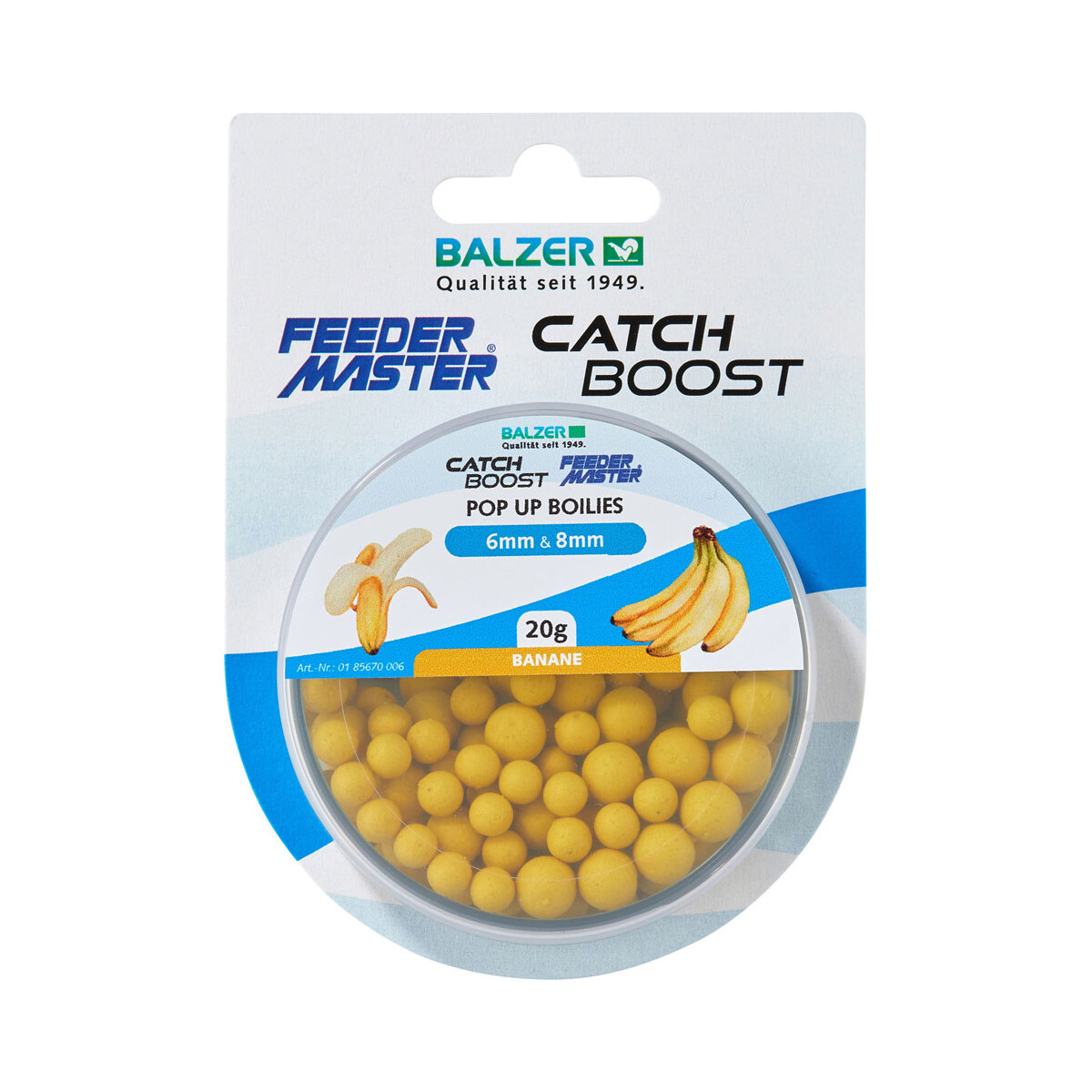 Balzer Catch Boost Method Feeder Pop Ups 6 & 8mm Banane