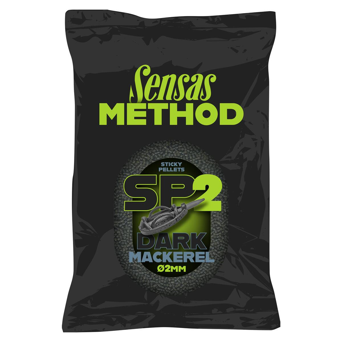 Sensas Sticky Method Pellets 2mm Dark Mackerel