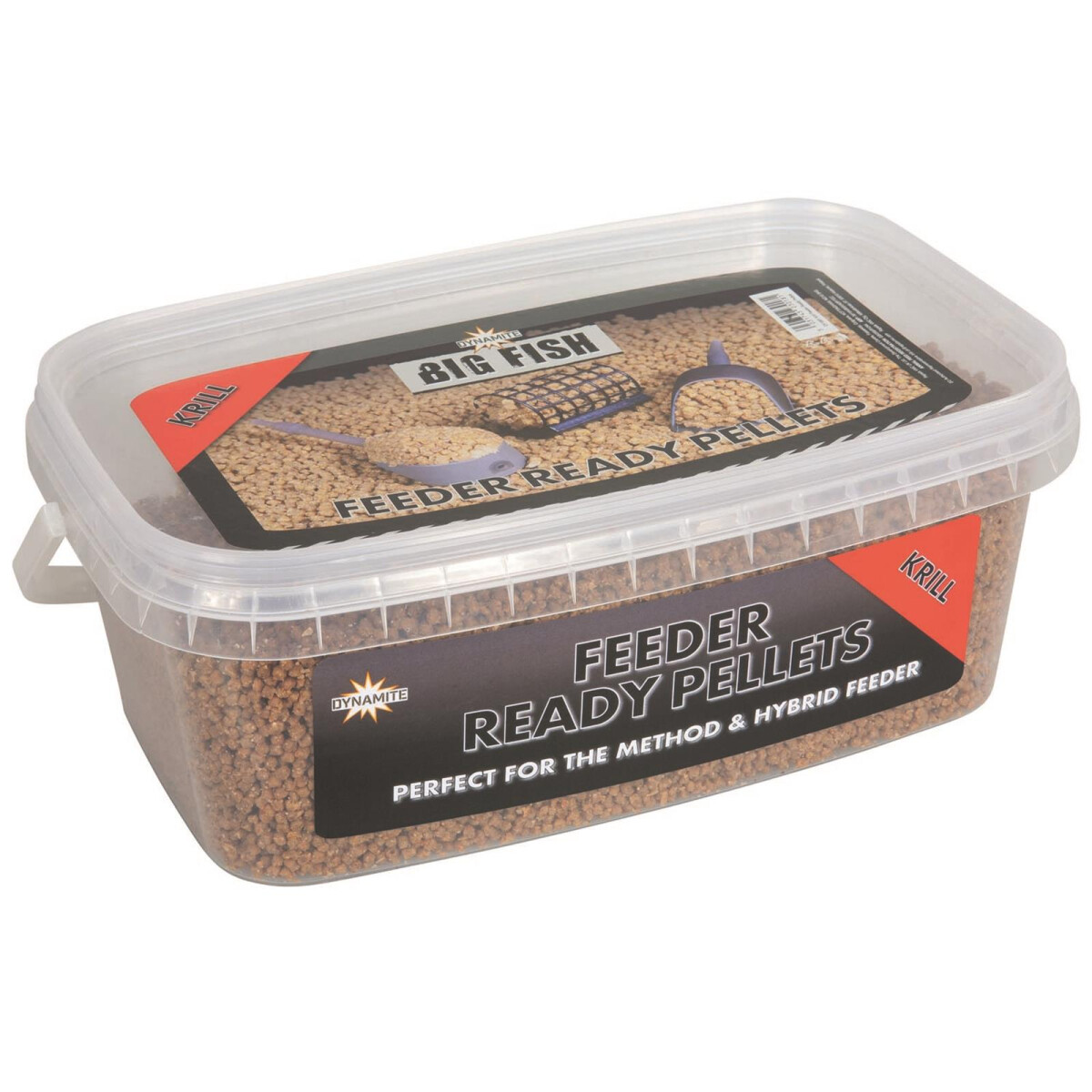 Dynamite Baits Big Fish Feeder Ready Pellets Krill 2mm 1.2kg