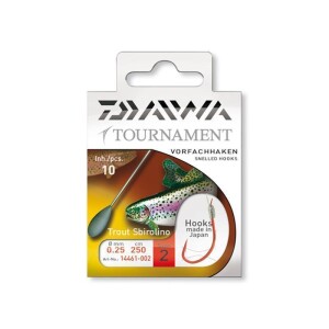 Daiwa Tournament Sbirolino-Haken 250cm 0,20mm Gr.8