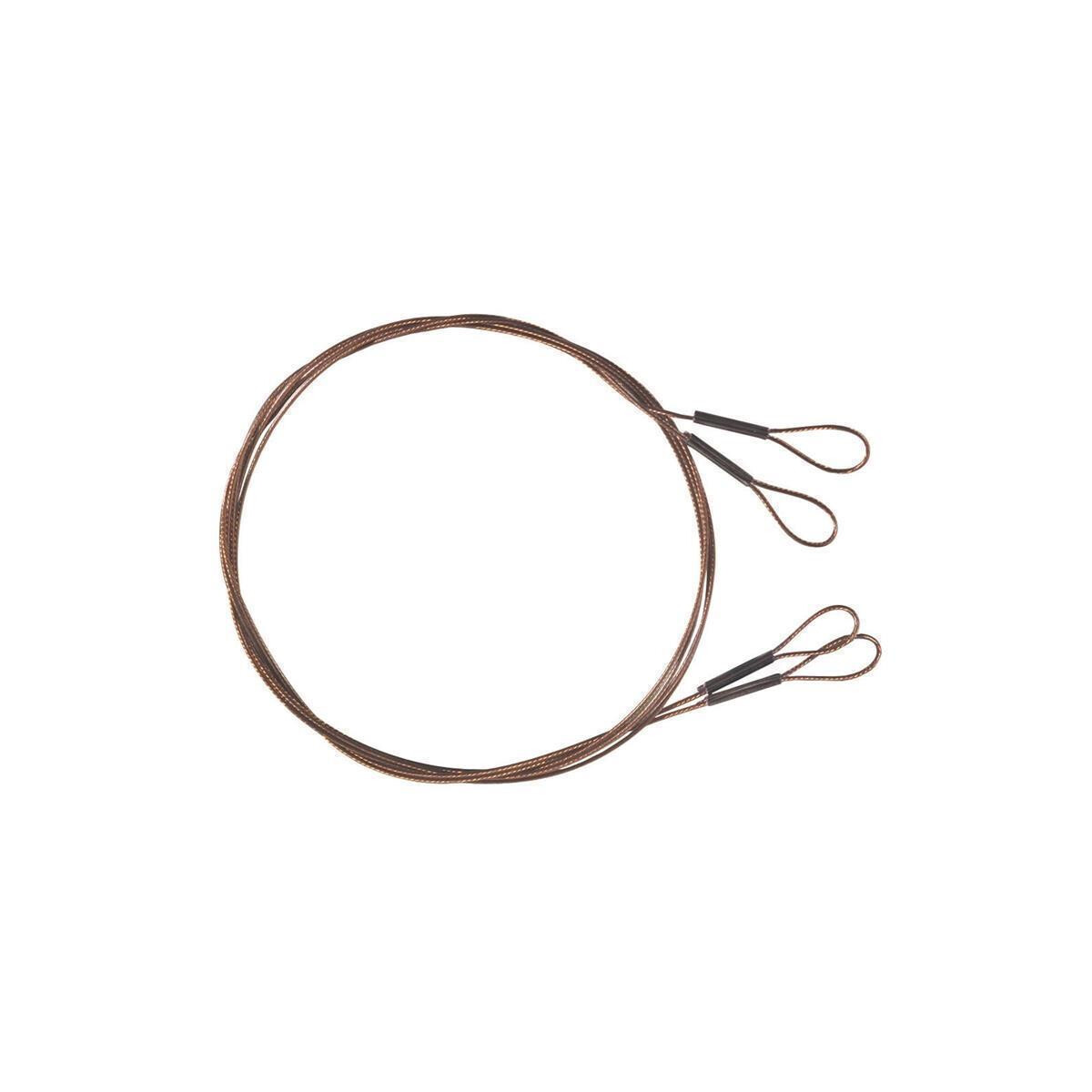 Balzer 1x7 Niroflex Edelstahlvorfach mit Schlaufe 9kg 50cm