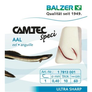 Balzer Camtec Speci Aal Rot 60cm 0,40mm Gr. 1