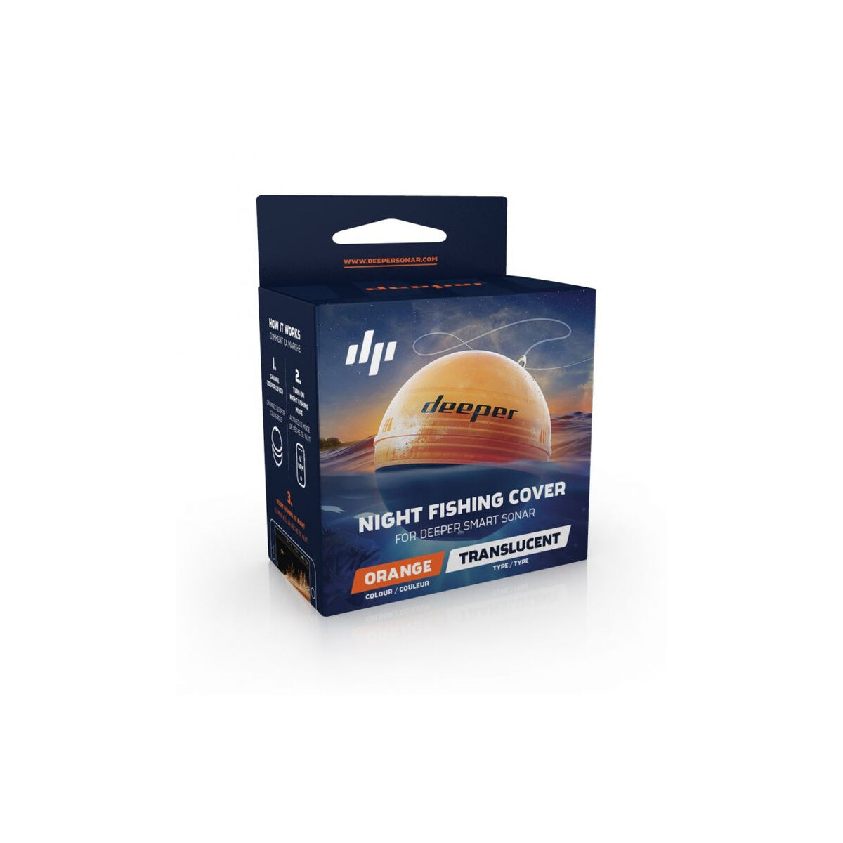 Deeper Night Fishing Cover Orange