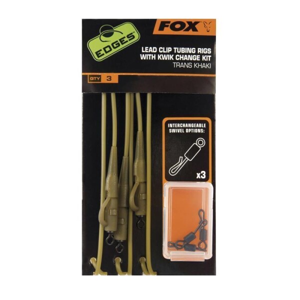 Fox Edges Lead Clip Tubing Kwik Change Kit