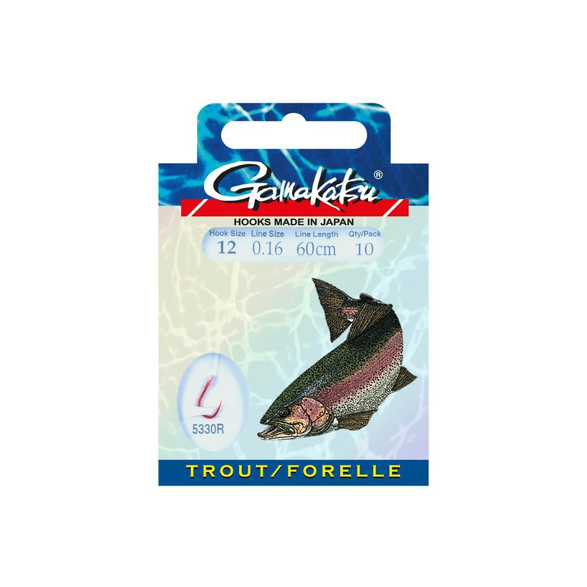 Gamakatsu LS-5330R Trout 60cm 0,16mm Gr. 12