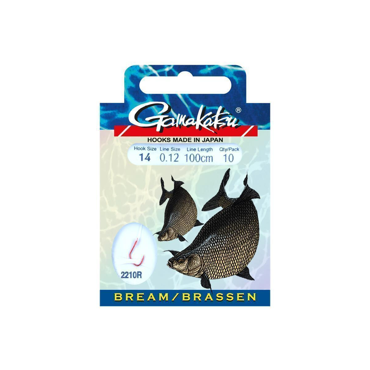 Gamakatsu Bream LS-2210R 100cm 0,16mm Gr. 8