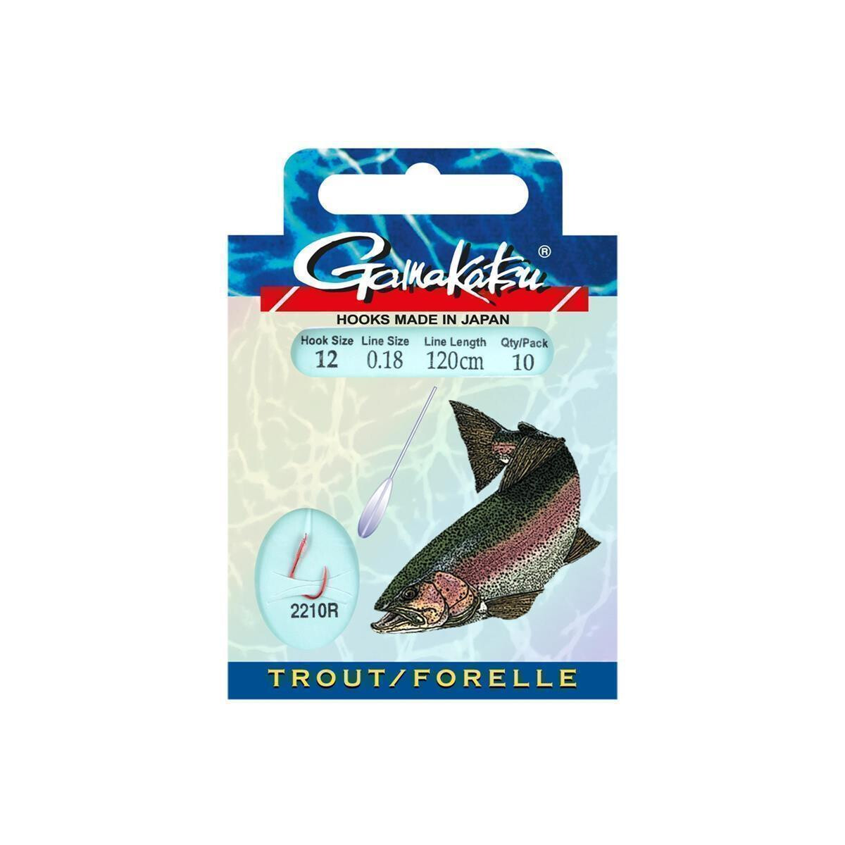 Gamakatsu LS-2210R Trout 120cm 0,18mm Gr. 10